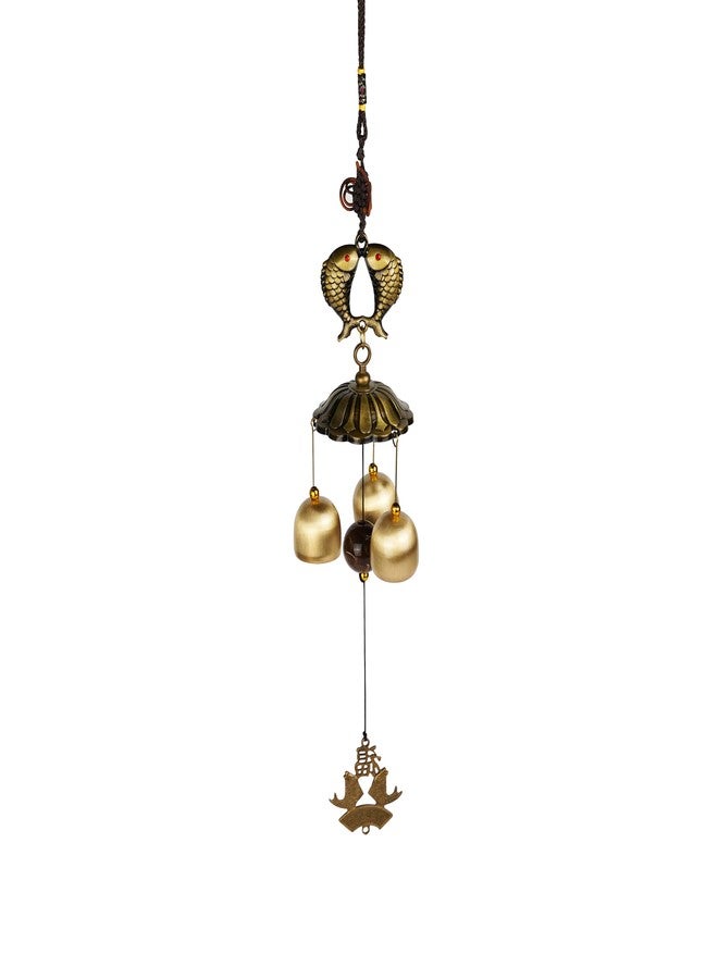 HOME ELEMENTS Fengshui Wind Chimes, Fish Hanging Bell for Home, Housewarming, Garden, Patio, Positive Energy Decor Gift (WD_03) - Image 3